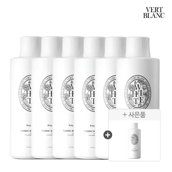 베르블랑 아기 섬유유연제 6개 본품 1L