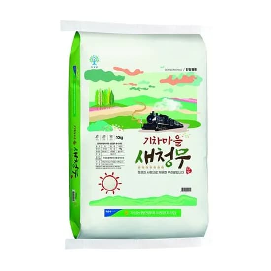 25년 햅쌀 기차마을 새청무 10kg 상등급