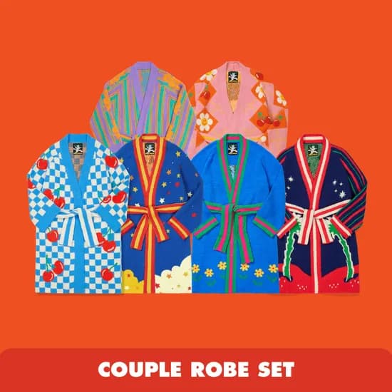 위글위글 커플 로브 SET 라운지 로브 6종 택 2