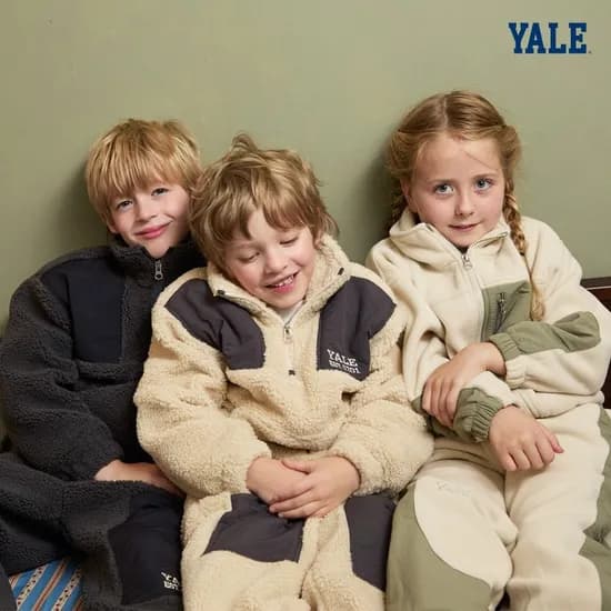 예일키즈 스티치 우븐 기모 팬츠