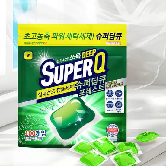 슈퍼딥큐 포레스트 캡슐세제 100개입