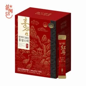 설혜담 국내산 6년근 홍삼스틱 100개