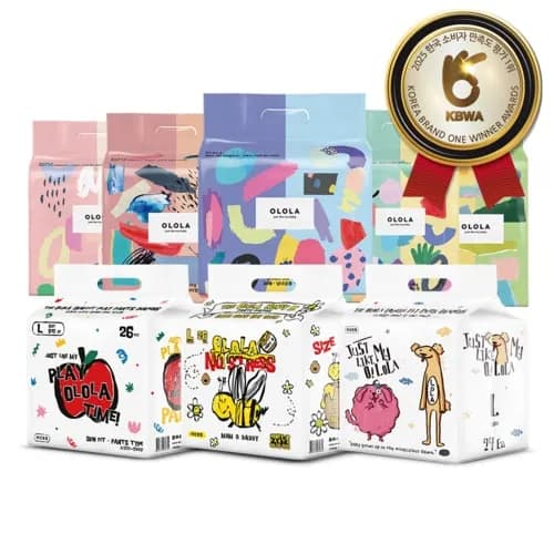 오로라기저귀 러버스핏 팬티형 1박스