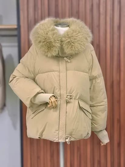 르샵 퍼 탈부착 패딩