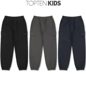 탑텐키즈 남녀공용 카고바지 2장