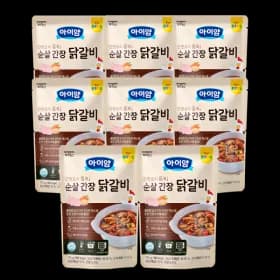 아이얌 간간편요리 홈쿡 순살 닭갈비 150g×8팩 6,800원