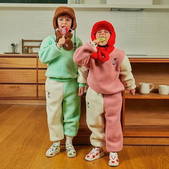 미니도우 플리스 상하복 120 150 160