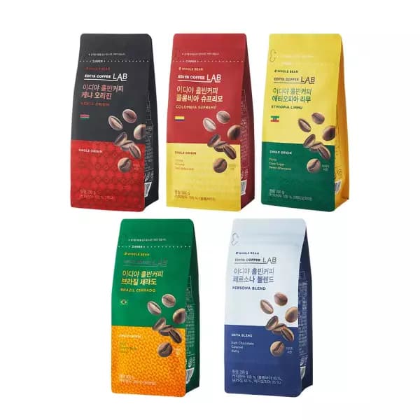 이디야 홀빈커피 원두 5종 골라담기