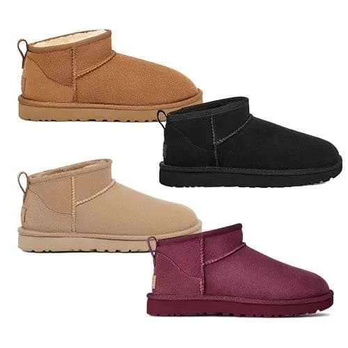 어그 25FW 스웨이드 레더 미니 부츠