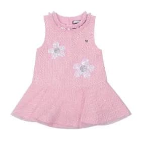 프랜치캣 핑크 트위드점퍼스커트