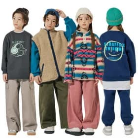 바브키즈 기모 상하복