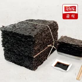 광천김 25년12월 최신수매 햇 곱창김 특상 370g 100매