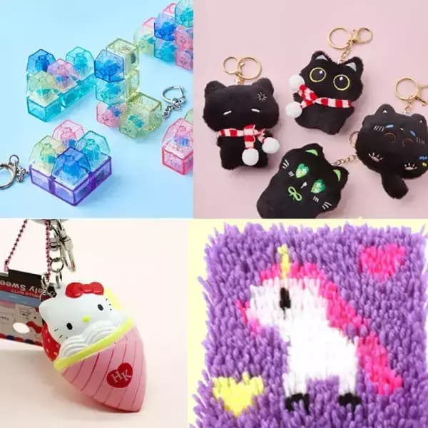 테트리스 딸깍이 검정고양이 인형키링 외 다양