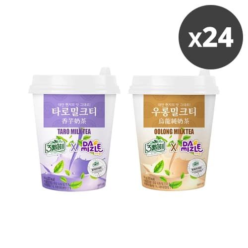 다미즐 밀크티 우롱티 12개 타로티 12개