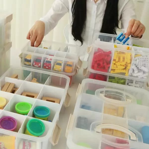 칸막이 레고 미니카 티니핑 장난감정리함