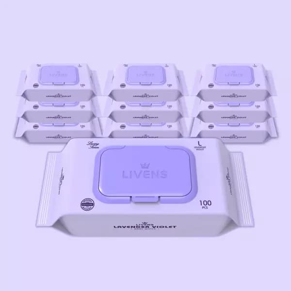 리벤스 라벤더 바이올렛 물티슈 10팩