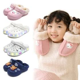 시나모롤 로라 방한샌들