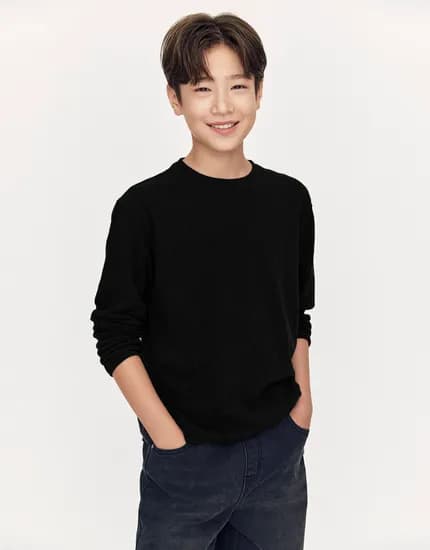 주니어 기모 긴팔티 2장 18,600원