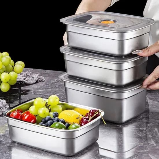 스텐 316 밀폐용기 반찬통 600ml 4개세트