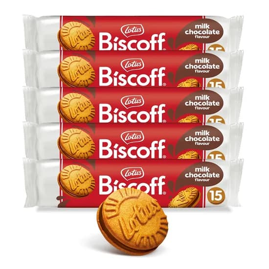 로투스 비스코프 샌드 초콜릿맛 150g 5봉지