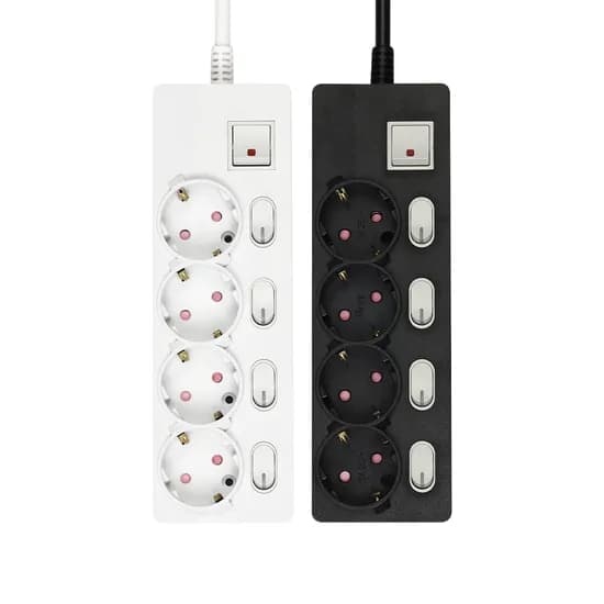 아이정 국산 멀티탭 난연소재 개별4구