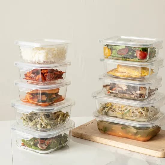 클레어 내열유리용기 10종세트