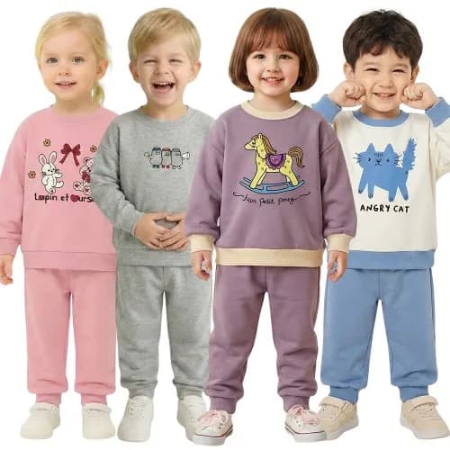 별이오키즈 겨울 외출복 기모 상하복세트