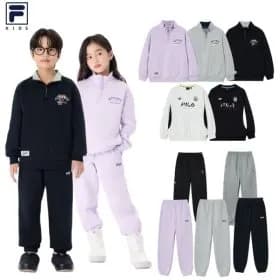 휠라키즈 기모 맨투맨/조거팬츠 10종