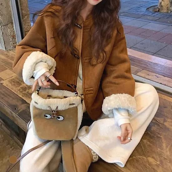 KARRA 노카라토글무스탕자켓