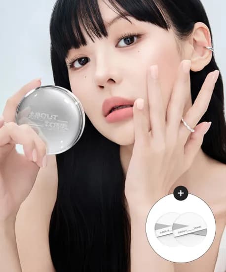 어바웃톤 스킨 레이어핏 쿠션 퍼프 2p