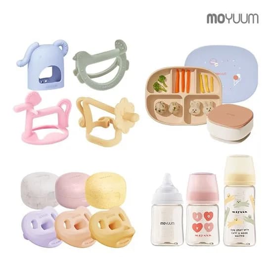 모윰 실리콘 이유식 큐브 30ml 6구 3개+1개