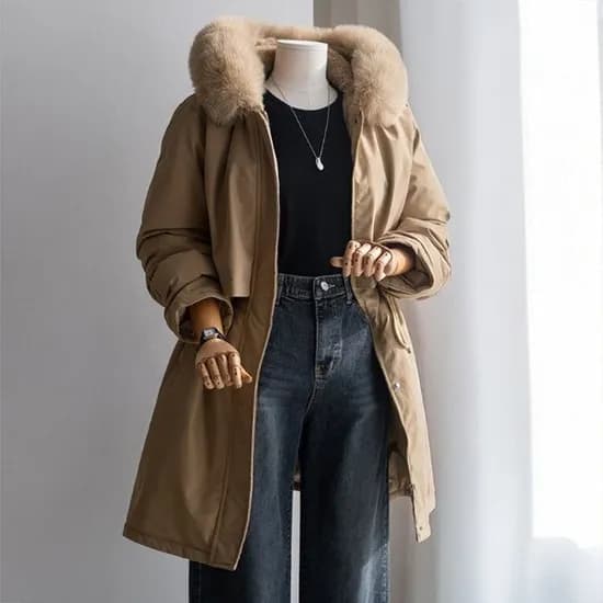 코든 트렌치 퍼 패딩 빅사이즈