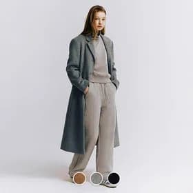 지오다노 여자 롱코트