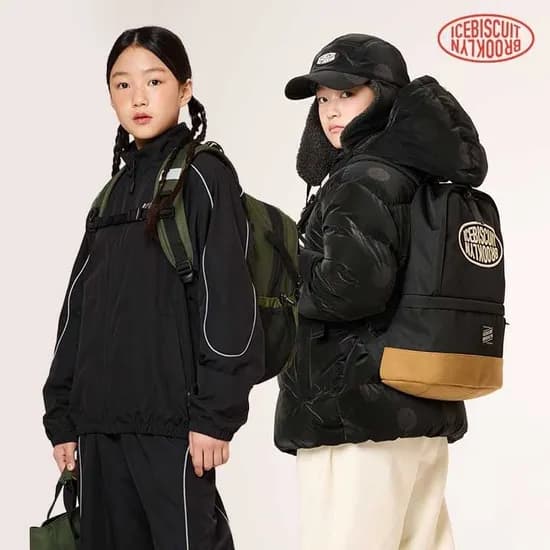 아이스비스킷 더블포켓책가방