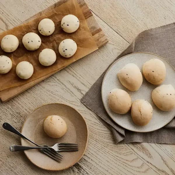 신세계푸드 버터 깨찰빵 생지 967g 약 30개