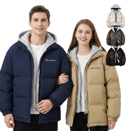 스페이스엑스 후드 패딩