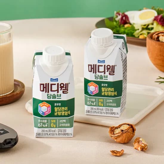 메디웰 당솔브 당뇨식 호두맛 200ml 18팩
