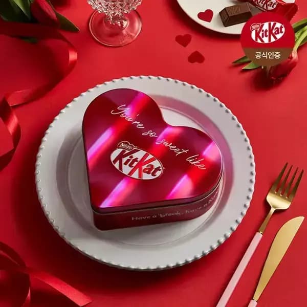 네슬레 시즌한정 킷캣 하트틴