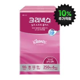 크리넥스 실크소프트 250매 6입