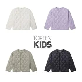 탑텐키즈 에어테크 긴팔점퍼 베스트