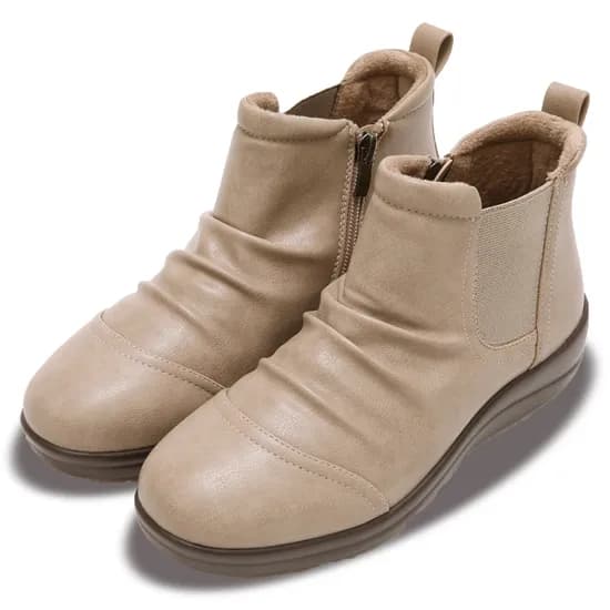 비버리힐즈폴로클럽 셔링 앵글 퍼 부츠