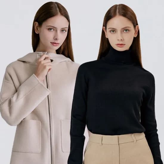 아날도바시니 베이직 하이넥 티셔츠