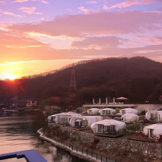 가평 캠프통아일랜드 숙박권 BBQ 패키지