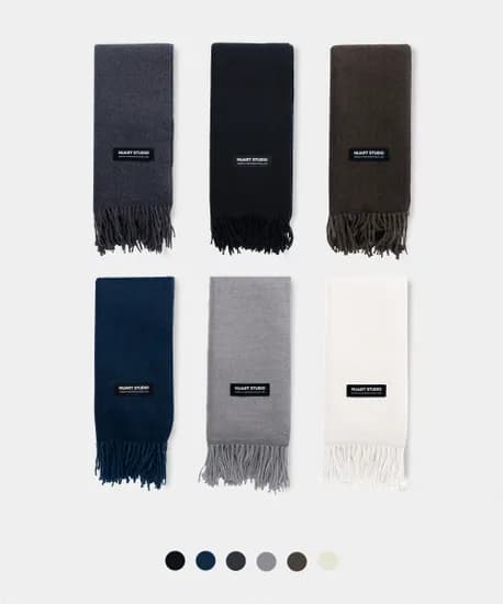루미에 니트 베이직 머플러 17,900원