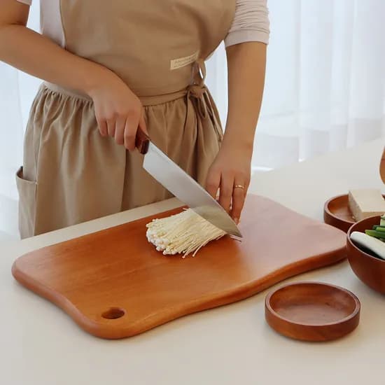 마호가니 원목 향균도마