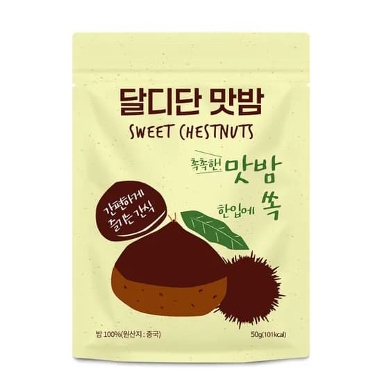 달디단 맛밤 50g 10봉 9,010원 / 개당 901원