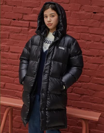 주니어 덕다운 롱패딩