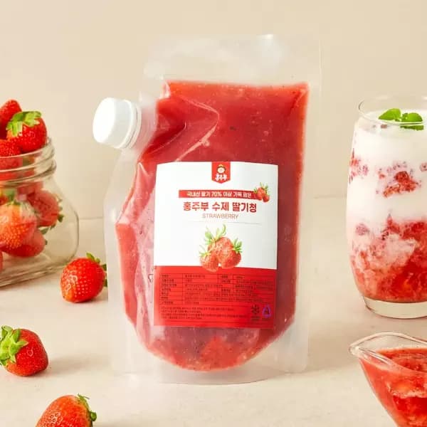 국내산 수제 딸기청 1kg