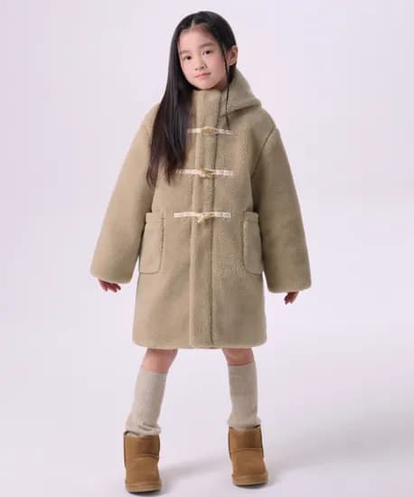 스탠다드 키즈 플리스 더플 패딩 파카