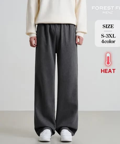 포레스트핏 맨즈 남성 겨울기모 밴딩 와이드 팬츠 29,440원